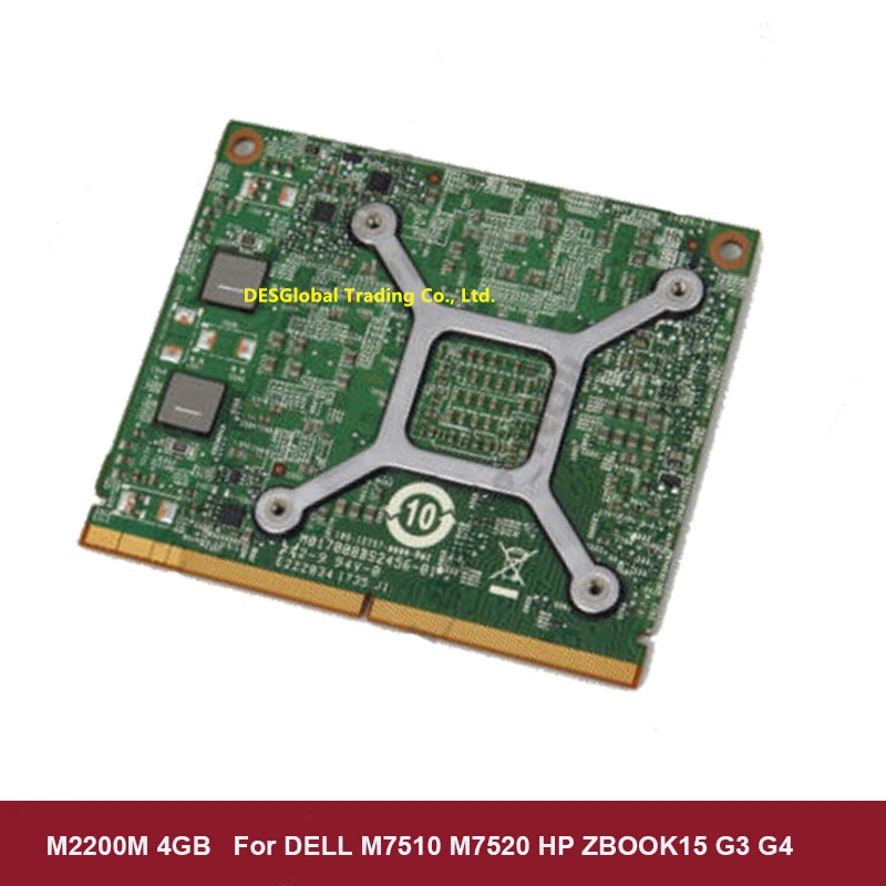  Original M2200 M2200M 4GB GDDR5 MXM 3.0 For Dell M7510 M7520 HP ZBOOK15 G3 G4 Laptop Video Graphic 