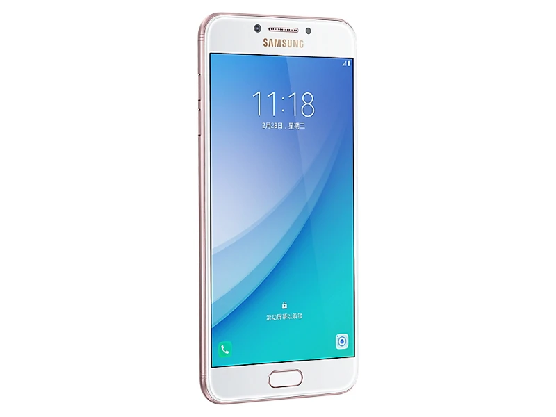 Мобильный телефон samsung Galaxy C5 Pro C5010, 4 Гб ОЗУ, 64 Гб ПЗУ, отпечаток пальца, две sim-карты, 5,2 дюймов, FHD, gps, NFC, 16,0 Мп, камера, 4G, LTE, смартфон