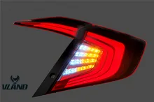 Free Shipping for VLAND new arrivel car tail lamp for Honda Civic 2015-2017 LED taillight for Civic 10th gen tail light 4 pcs Free Shipping for VLAND new arrivel car tail lamp for Honda Civic 2015-2017 LED taillight for Civic 10th gen tail light 4 pcs