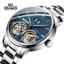 Men's Watches HAIQIN New Casual Fashion Automatic Machinery Wrist Watch Men Top Brand Luxury Tourbillon Clock Relogio Masculino Men's Watches HAIQIN New Casual Fashion Automatic Machinery Wrist Watch Men Top Brand Luxury Tourbillon Clock Relogio Masculino