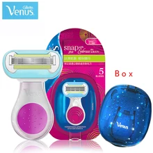 Gillette Mini Shell Venus Gillette Shaver Razor 5 Layer Women Razor Safety Shaving Manual Razor For Girl Women Snap With Embrace