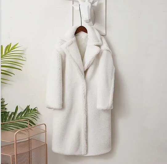 Lisa Colly Women Fake Fox Fur Jacket Winter Faux Fur Jackets Coats Woman Warm Artifical Fox Fur Coats Thick Furs Coat Overcoat