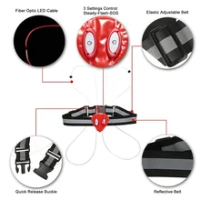 1 шт. с подсветкой Светодиодный отражатель жилет ремни безопасности ночной бег велопрогулки свечение MC889