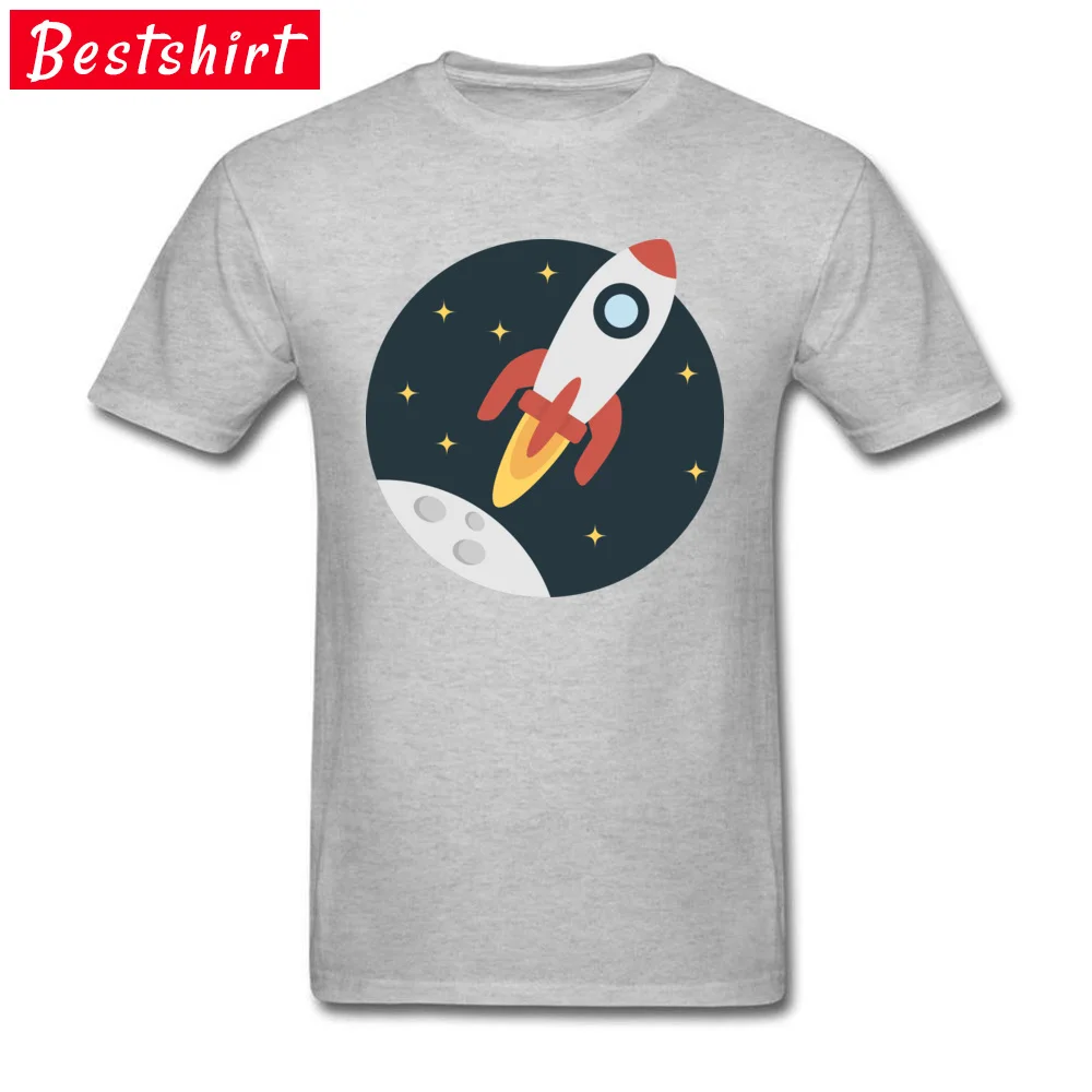 Latest Men T-shirts Creative Icon Logo Normal Tops Shirts 100% Cotton Short Sleeve Family T Shirt Round Neck Drop Shipping Creative Icon Logo grey