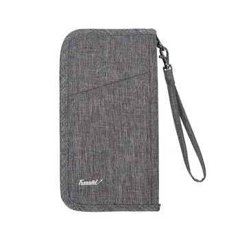 

Waterproof Passport Holder Large Business Card Holder Bag Multi-function Storage Card Wallet Travel Organizer Slim Purse Bag