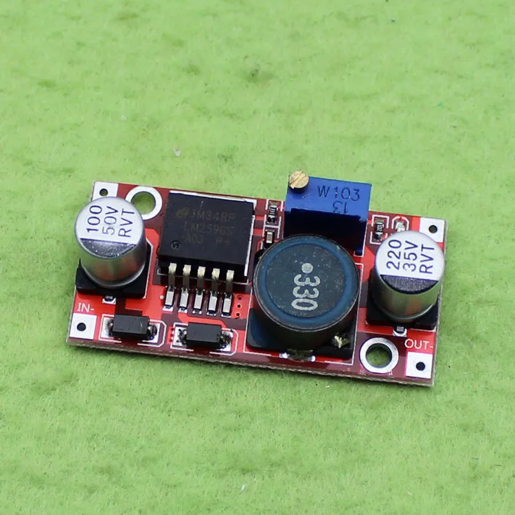 

[LAN] LM2596 upgraded version of the DC-DC buck module 3A can be adjusted with reverse connect protection TDK inductor I3B2 --5