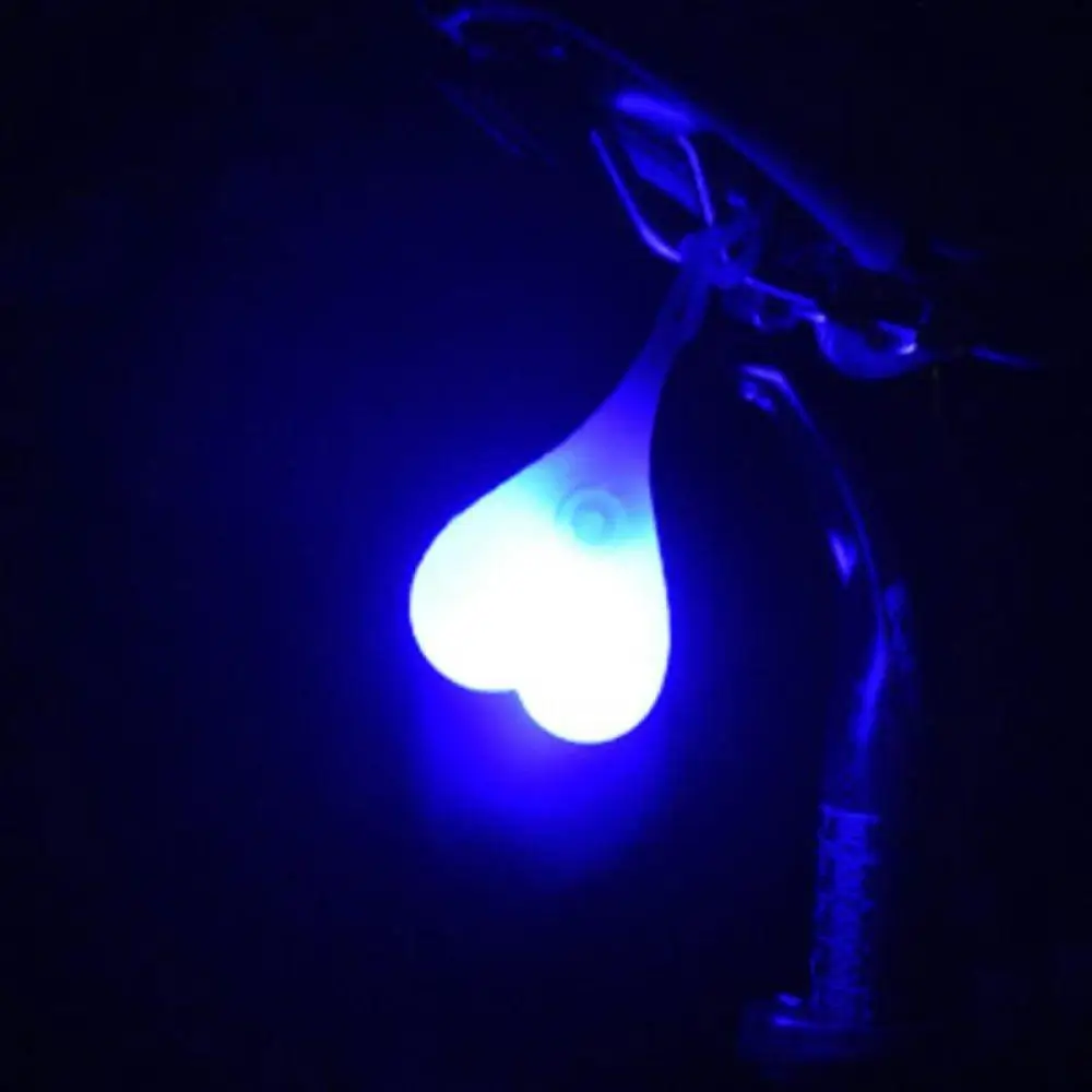 Clearance Bike light heart shape silicone waterproof bicycle rear balls light cycling bycicle tail lights LED light 21