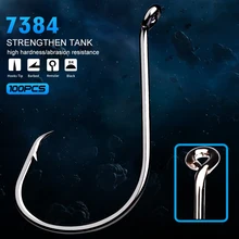 100 шт./лот джиг рыболовные крючки для приманки в Размеры 1/0-2/0-3/0-4/0-5/0-6/0-7/0-8/0 высокоуглеродистой Сталь крючки Черный рыболовные крючки