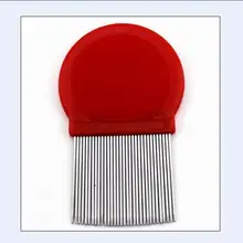 Двойного назначения 8 см металл, нержавеющая сталь вшей гребень Detangle вошь Расческа Щетка для волос для ухода за волосами очистки парикмахерских Стилизация инструмент