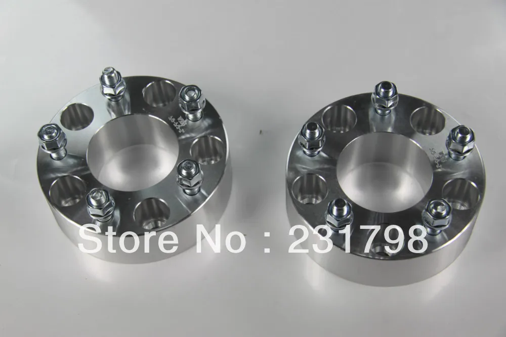 1 PAIR FOR Jeep 5x5 Wheel Spacers Adapters fits WJ WK JK XK 2"Thickness