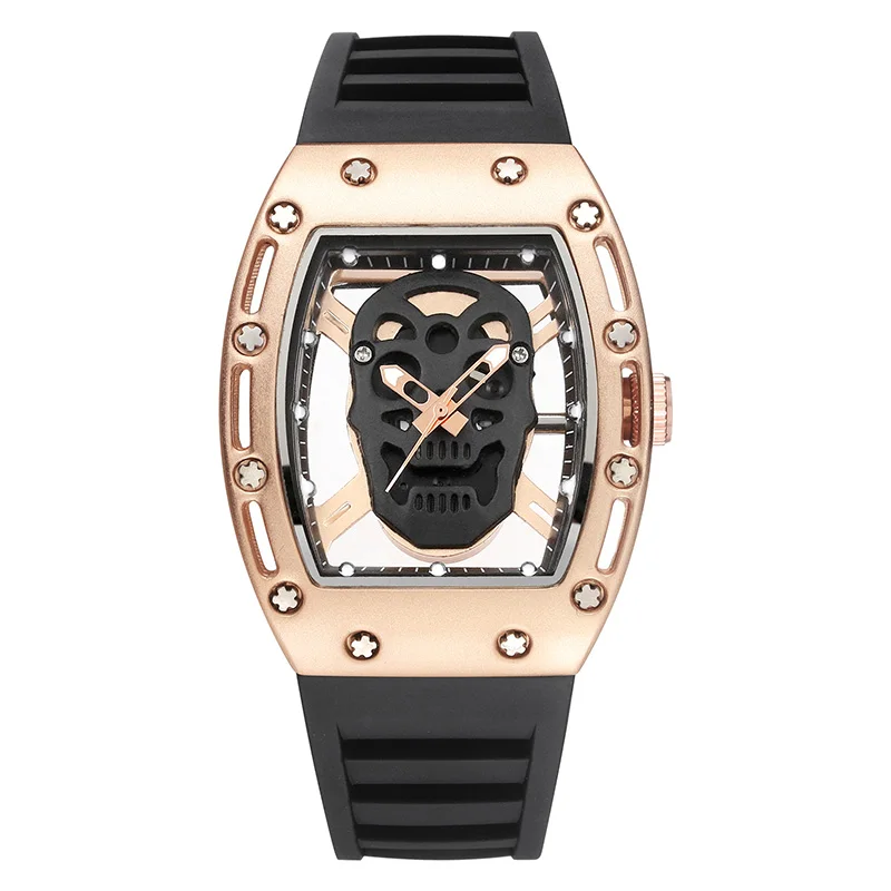 KIMSDUN мужские модные тренды Кварцевые Популярные Классические деловые военные часы с силиконовым ремешком Relogio Montre Femme наручные часы Masculino - Цвет: K-503-1