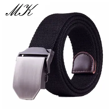 Automatic Buckle Canvas Belts for Man Tactical Military Canvas Men Belts for Jeans Casual All-match Male Straps buckle straps flap canvas backpack
