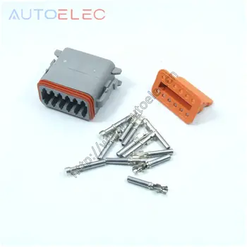 

12 Pin DT06-12S connectors OEM Deutsch DT GRAY and U-barrel Crimper terminals 1060-16-0122 for boats KOMATSU kobelco