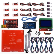 Reprap ПЛАТФОРМЫ 1,4 + Мега 2560 R3 + Heatbed MK2B + 12864 ЖК-дисплей контроллер + DRV8825 + механический фиксатор для 3D-принтеры diy kit с подогревом