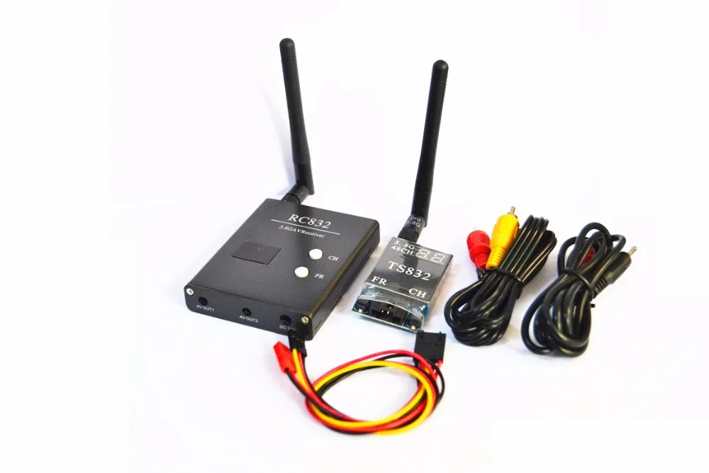 FPV 5,8G 600mW RC832 TS832 TS835 40/48 CHWireless AV TransmitterReceiver 5,8G поляризованная антенна Fatshark для RCAntenna