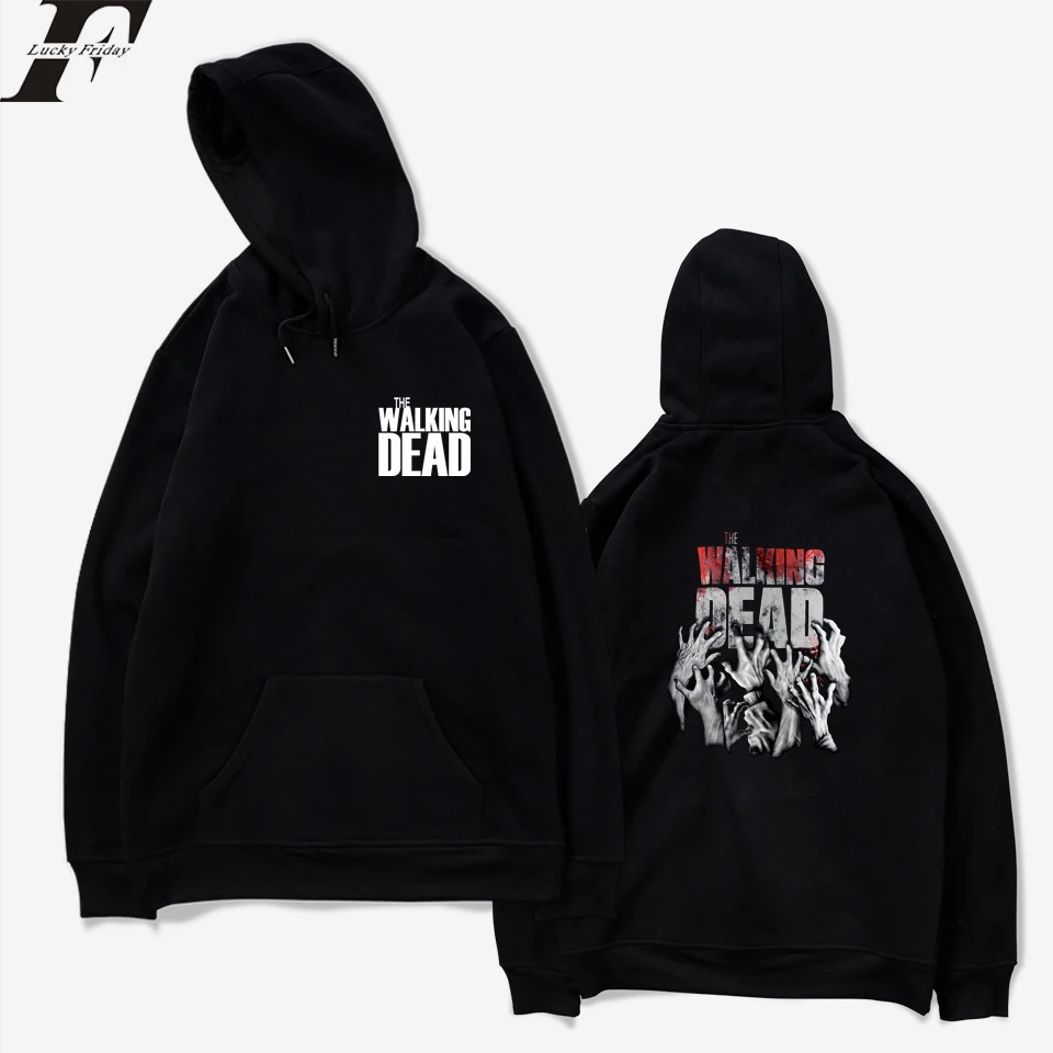 

The Walking Dead Fashion Hoodies Clothes Spring Mens Sweatshirts Hoodie Hooded Pullover Harajuku Warm Hoodie Men/Women Print