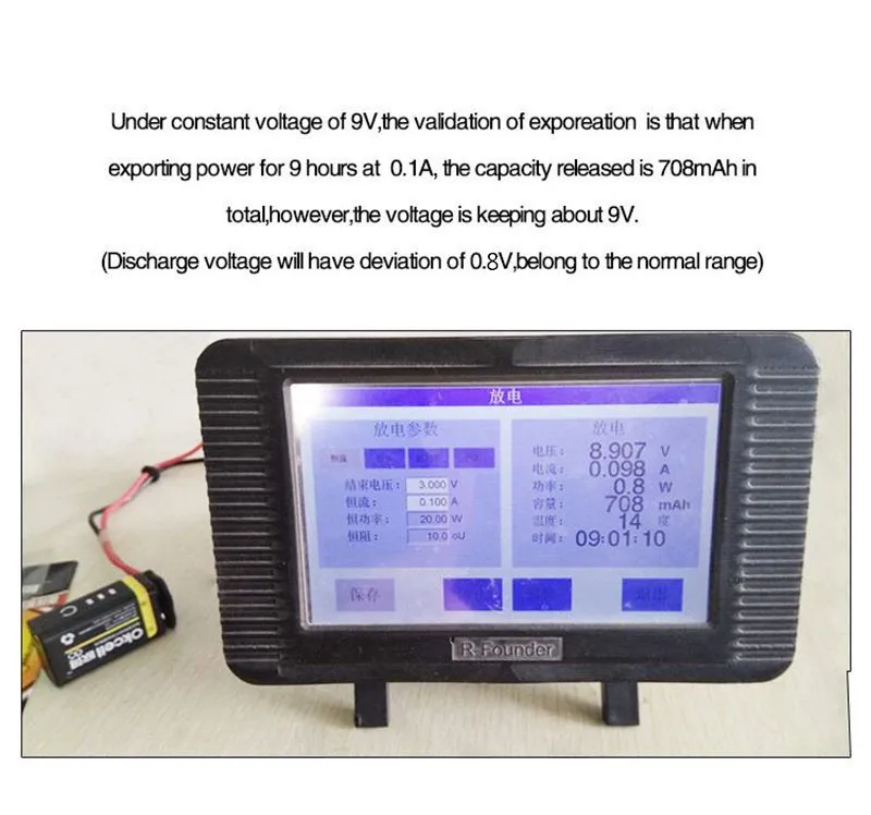 Okcell 1 шт./лот, зарядка от USB, 9 В, Lipo батарея, 800 мА/ч, емкость, батарея, micro USB, перезаряжаемая, для микрофона, для радиоуправляемого вертолета, часть