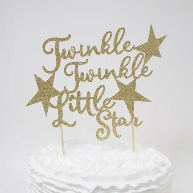 Twinkle Twinkle Little Star Cake Topper Baby Shower First Birthday