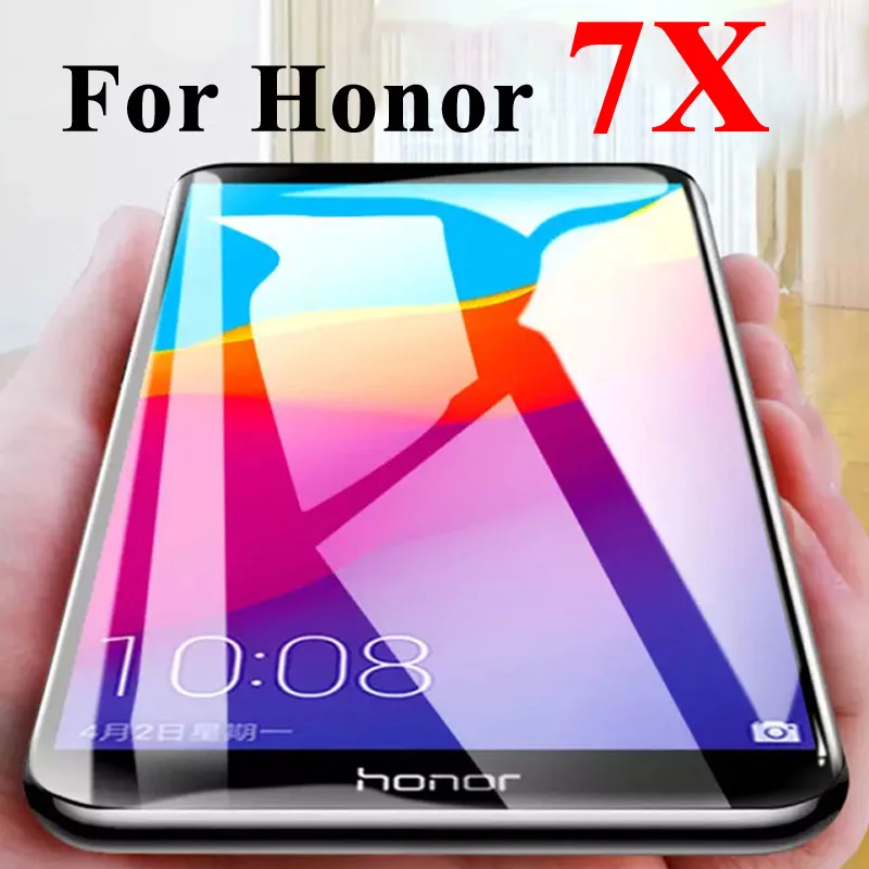 Защитное стекло для huawei honor 7x защита экрана x7 7 x закаленное honor7x защитная пленка