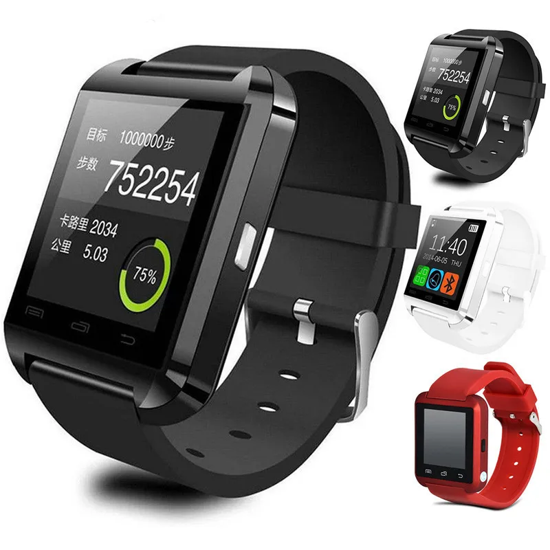

SIAJE Smartwatch Bluetooth Smart Watch U8 For IPhone IOS Android Smart Phone Wear Clock Wearable Device Smartwach PK GT08 DZ09