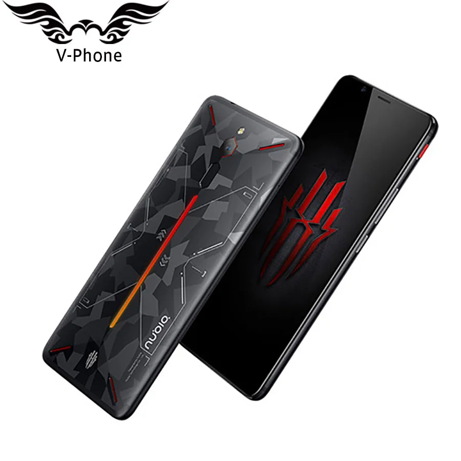 Nubia Red Magic мобильный телефон 6 "Snapdragon 835 Octa Core полный экран отпечатков пальцев Android 4G LTE 8,1 игры