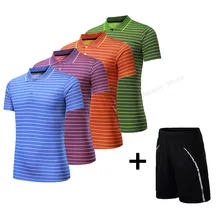 Adsmoney полиэстер Мужчины/wo Мужчины tenis masculino Джерси, рубашка для настольного тенниса для мужчин, команда теннисные майки, спортивная форма для тенниса рубашка+ шорты