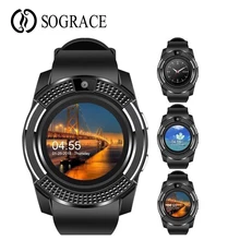 

2018 Smart Watch Women/Men Watch Phone For Android V8 Bluetooth Smart Watch Smartwatch Waterproof Can Insert SIM Card To Call