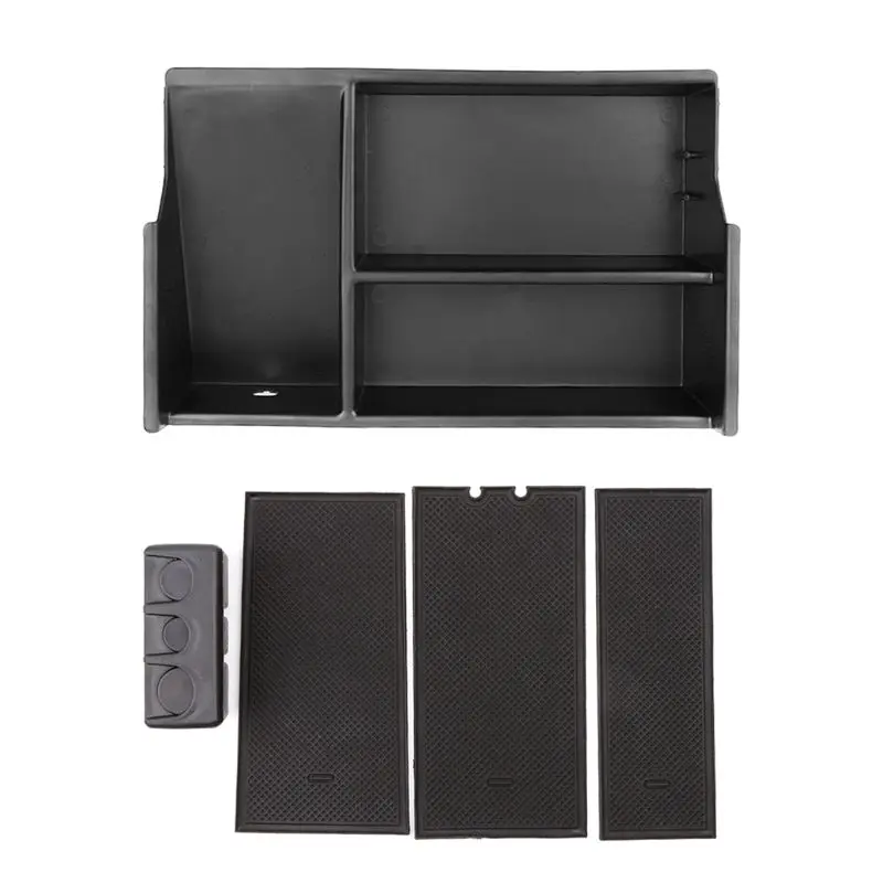 

Center Console Organizer Tray Armrest Storage Box For Tundra Toyota Sequoia Automobiles Stowing Tidying