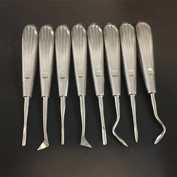 

8 Pcs High Quality Stainless Steel Dental Elevator Oral Tooth Loosening Root Extraction Kit