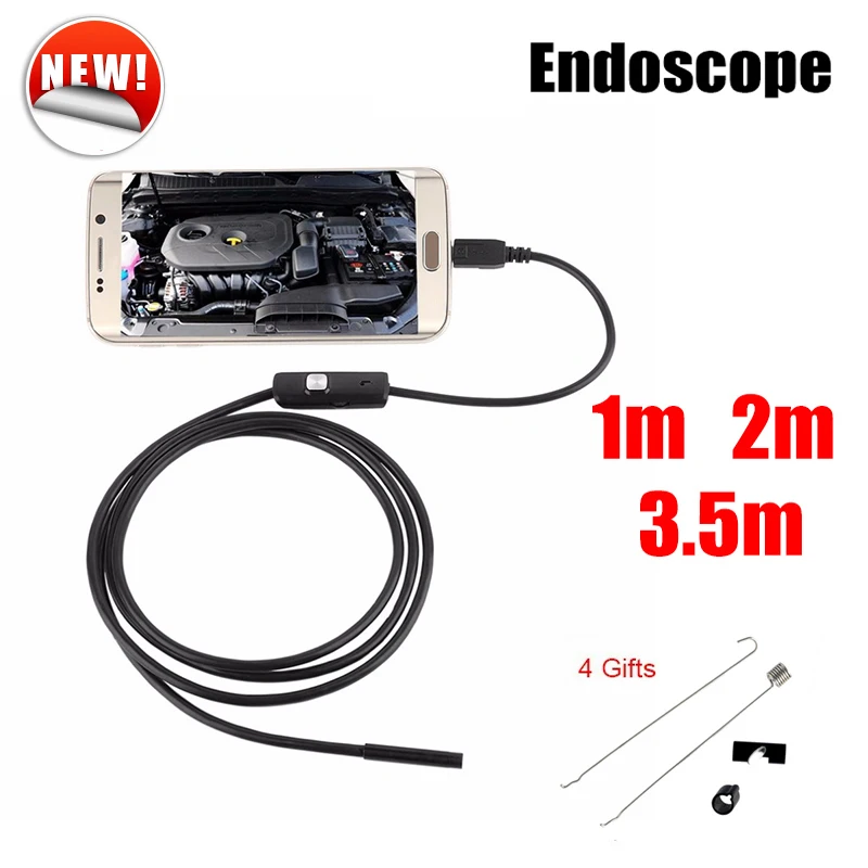

8mm Android USB Endoscope Waterproof Led Inspection Mini Camera Cable Endoscope Pipe Surveillance HD Endoscope For Smart Phone