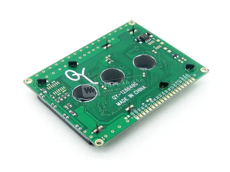 12864 128*64 Graphic Matrix LCD LCM Display Module TN/STN Blue Backlight White Character 5V Logic Circuit