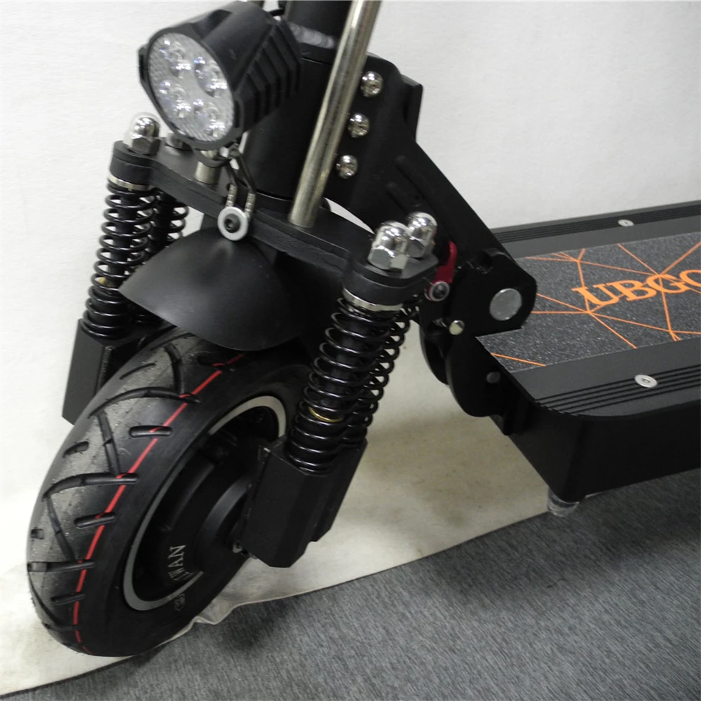 Clearance UBGO 1005 52V Double Drive Motor Powerful Electric Scooter 10inch E-Scooter With Oil Brake 5