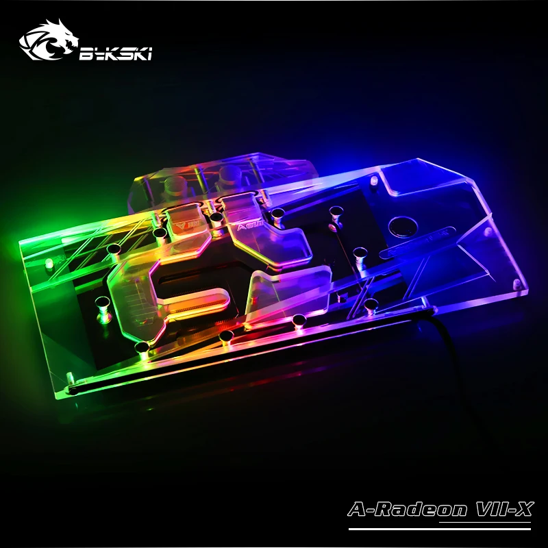 60% OFF  Bykski Water Block use for AMD Radeon VII / Sapphire RADEON 7 / Reference Edition /Full Cover Coppe