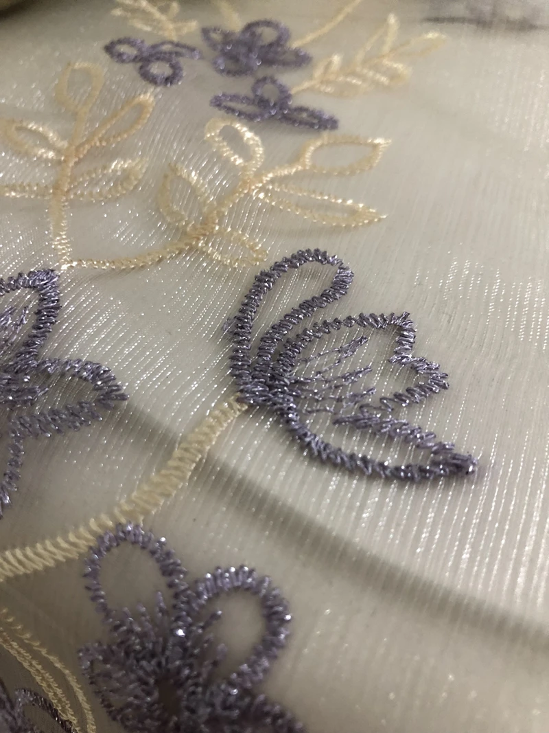 Современные фиолетово-серые занавески на окна, тканевые вуалевые тюли для спальни, хлопковые занавески для гостиной, Лидер продаж, свадебные HM284* 30