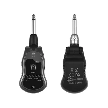 

Portable Guitar Effectors Effect Synthesizer with 5 Effects(Reverb/Chorus/Flanger/Overdrive/Wow Wah) Rechargeable