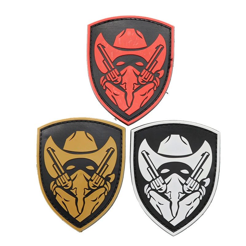 

PVC Epoxy Denim Yellow Denim Red Denim White (Luminous) Armband Military Tactical Badge Patch Clothing Hat Backpack Decoration