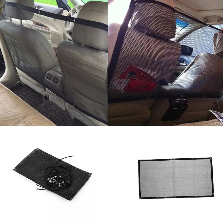 

Pet Dog Cat Car Anti-collision Mesh Pet Auto Fence Barrier Isolation Network Puppy Safety Isolation Net Guard Front Back Seat