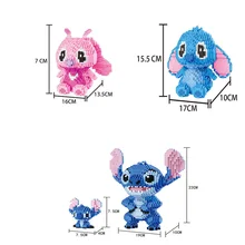 Мини-конструктор в стиле аниме "Ангел" DIY, персонаж из мультфильма, игрушка для детей без коробки