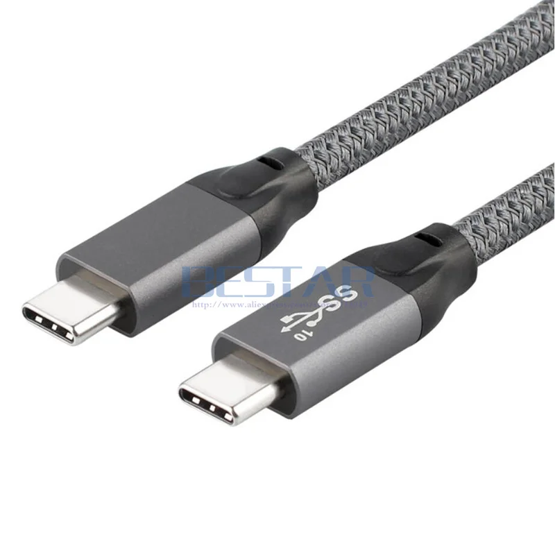 Новинка 2019 двойной USB type C 3 1 Gen2 кабель для быстрой зарядки и передачи данных PD 100 Вт