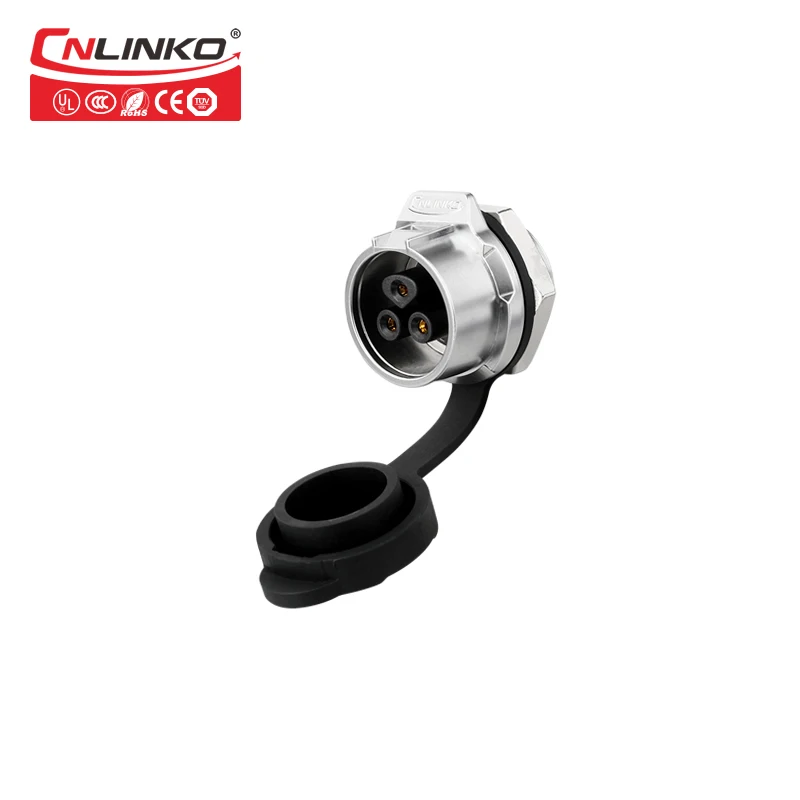 CNLINKO M16 3 Pin IP67 водонепроницаемый AC/DC разъем для промышленности Электрический