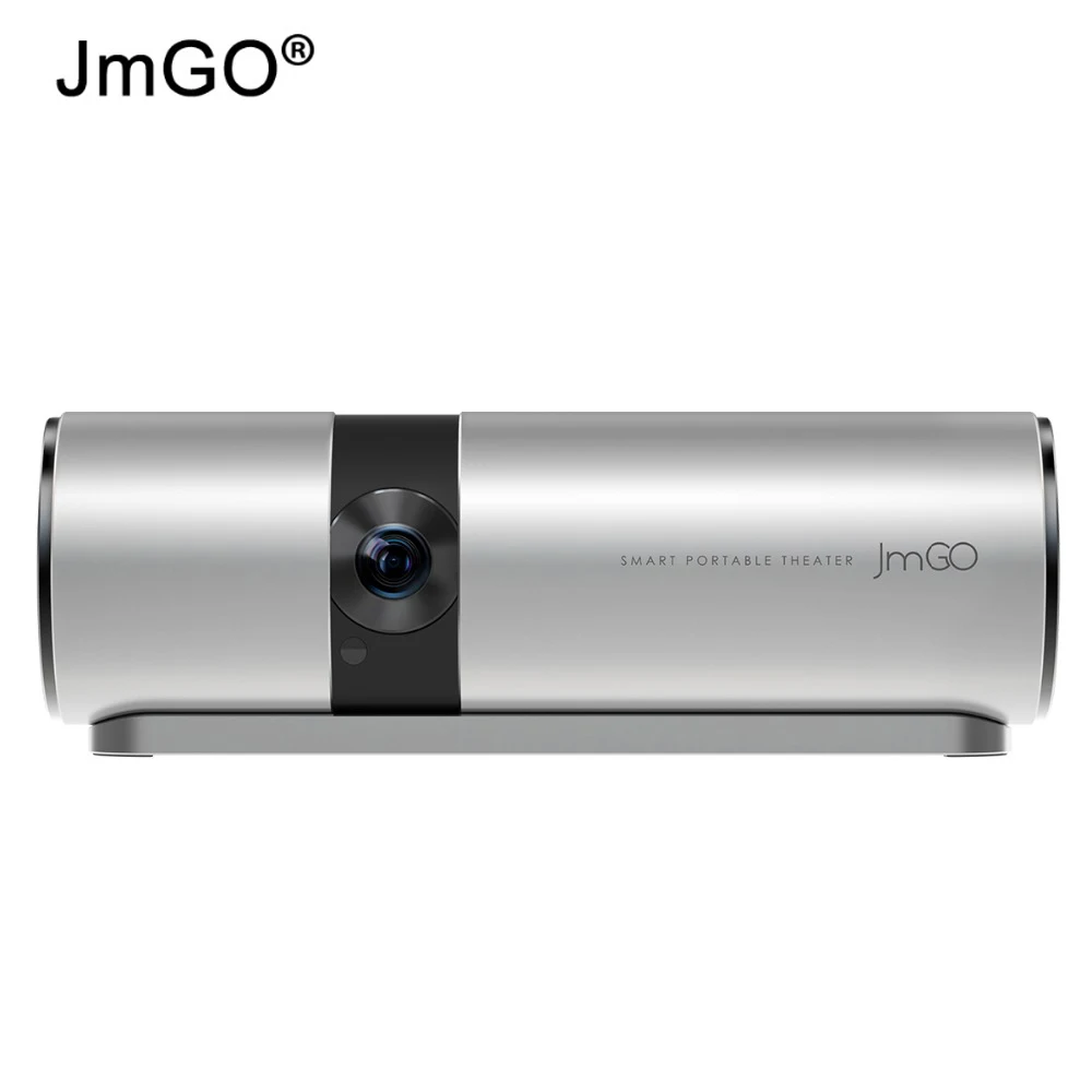 JmGO P2 просмотр портативный 3D Full HD 1080P Led DLP проектор умный кинотеатр 18" Встроенный Hi-Fi Bluetooth Android OS wifi батарея - Цвет: JmGO P2