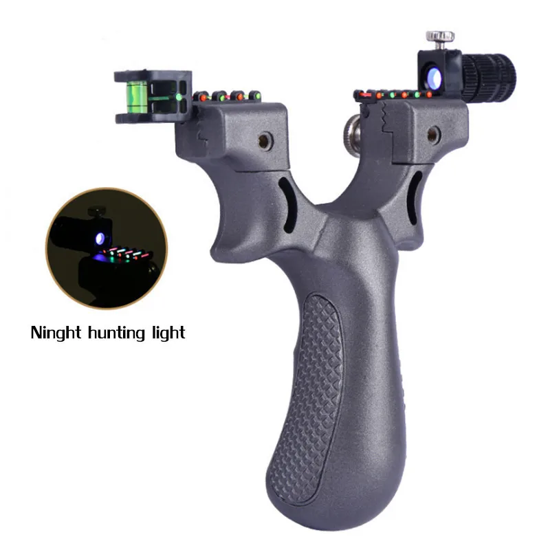 

Powerful Outerdoor Hunting Slingshot With Rubber Band Leather Catapult Professional Tactical Plastic Pocket Sling Shot Ball