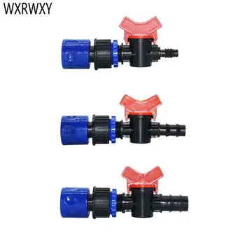 

8/11 1/2 3/4 inch Garden hose Irrigation water valve garden tap 16mm 20mm hose connector cranes waterstop valve adapter 1pcs