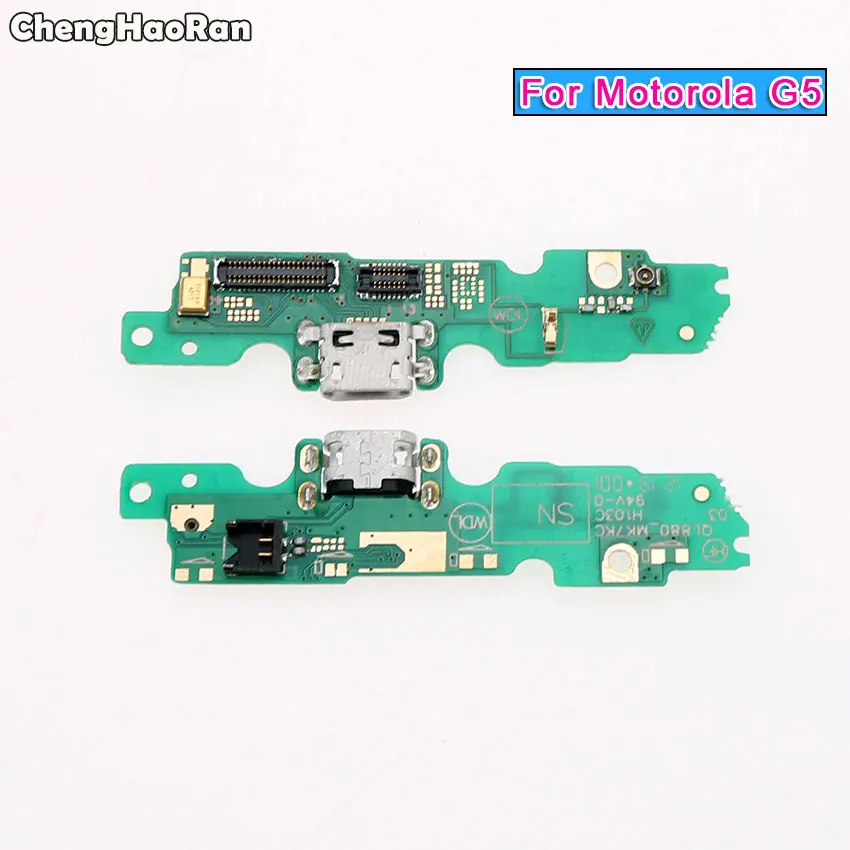 

ChengHaoRan Micro USB Port Dock Charger Connector Charging Flex Cable Board For Motorola Moto G5 XT1672 XT1676 Repair Part