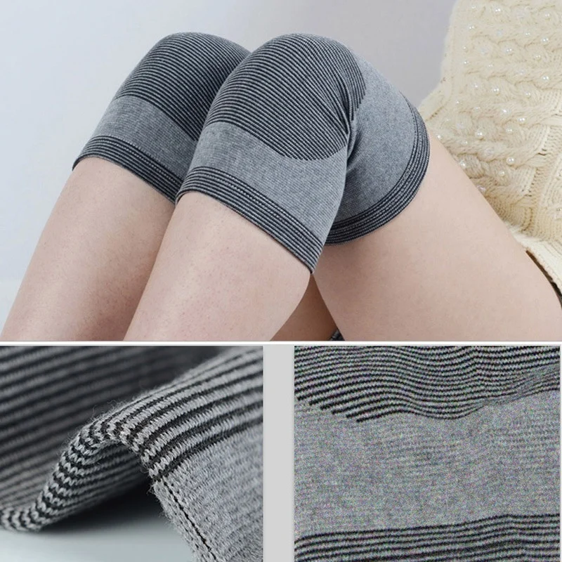 1-Pair-Knee-Support-Leg-Arthritis-Injury-Gym-Sleeve-Elasticated-Bandage-Pad-Charcoal-Knitted-Elbow-Knee (3)