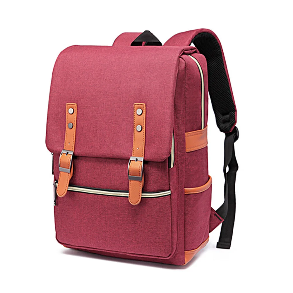 

Canvas Backpacks Teenagers School Bag Large Capacity Laptop Bags Duable Student Backpack MSJ99