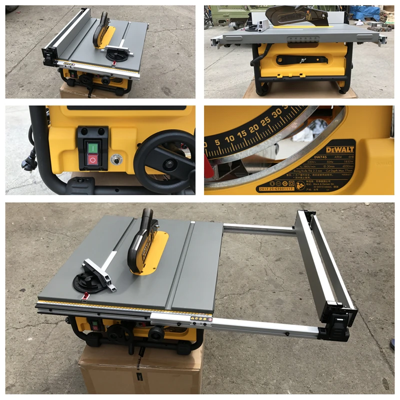 Woodworking Table Saw DW745 Household Small Mini multi-function Cutting  Machine 10 Inch Push Table Saw AliExpress