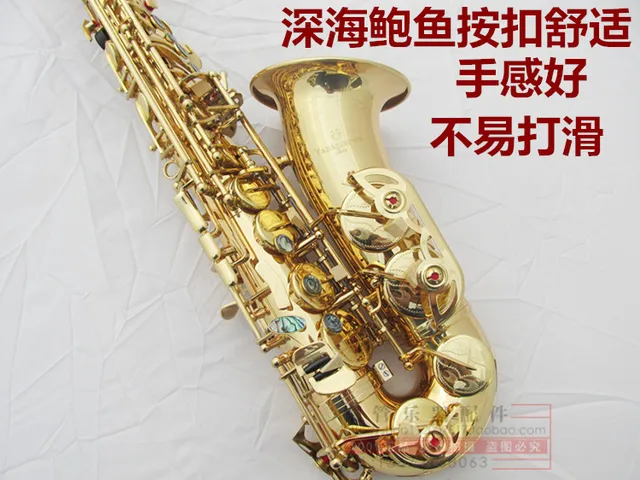 Cheap Japan W01 A 901 Yanagisawa Electrophoresis Gold Sax Eb Alto Saxophone Professional Brass Instruments Music E Flat Alto Saxofone