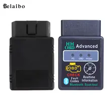 Mini ELM327 V2.1 HH obd2 Advanced OBDII&OBD2 V2.1 Bluetooth Auto Car CAN Wireless Adapter Scanner TORQUE ANDROID Free Shipping