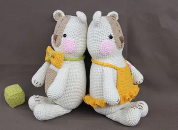

bear for friendly amigurumi doll rattles